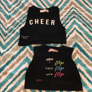 Two crop cheer tanks